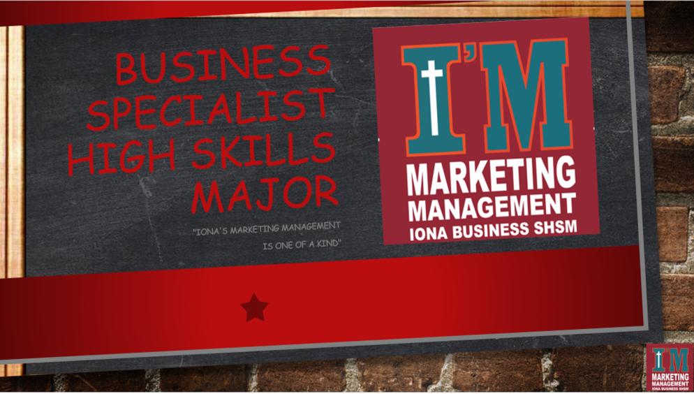 Business Specialist High Skills Major Poster