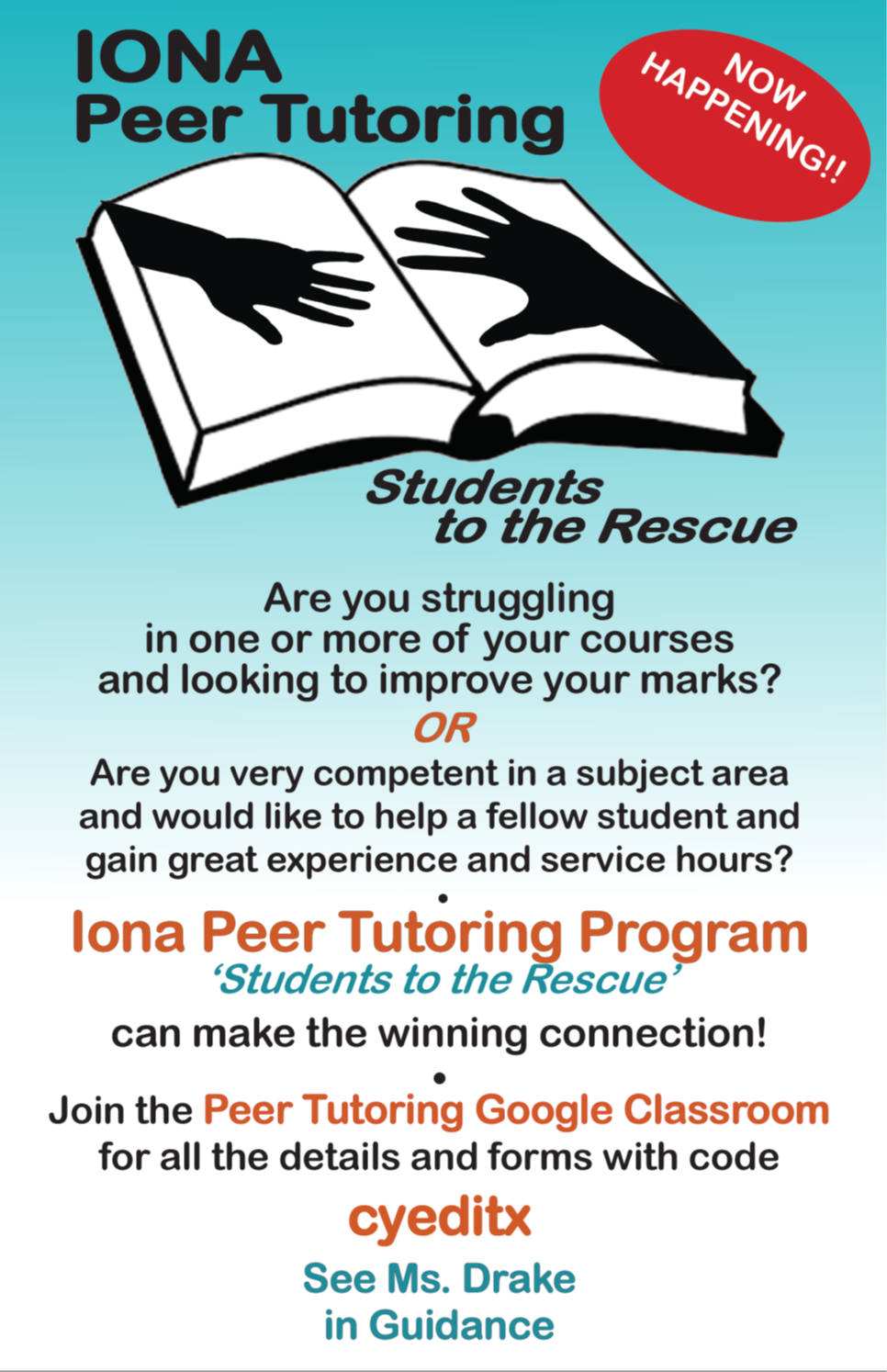 Peer Tutoring poster