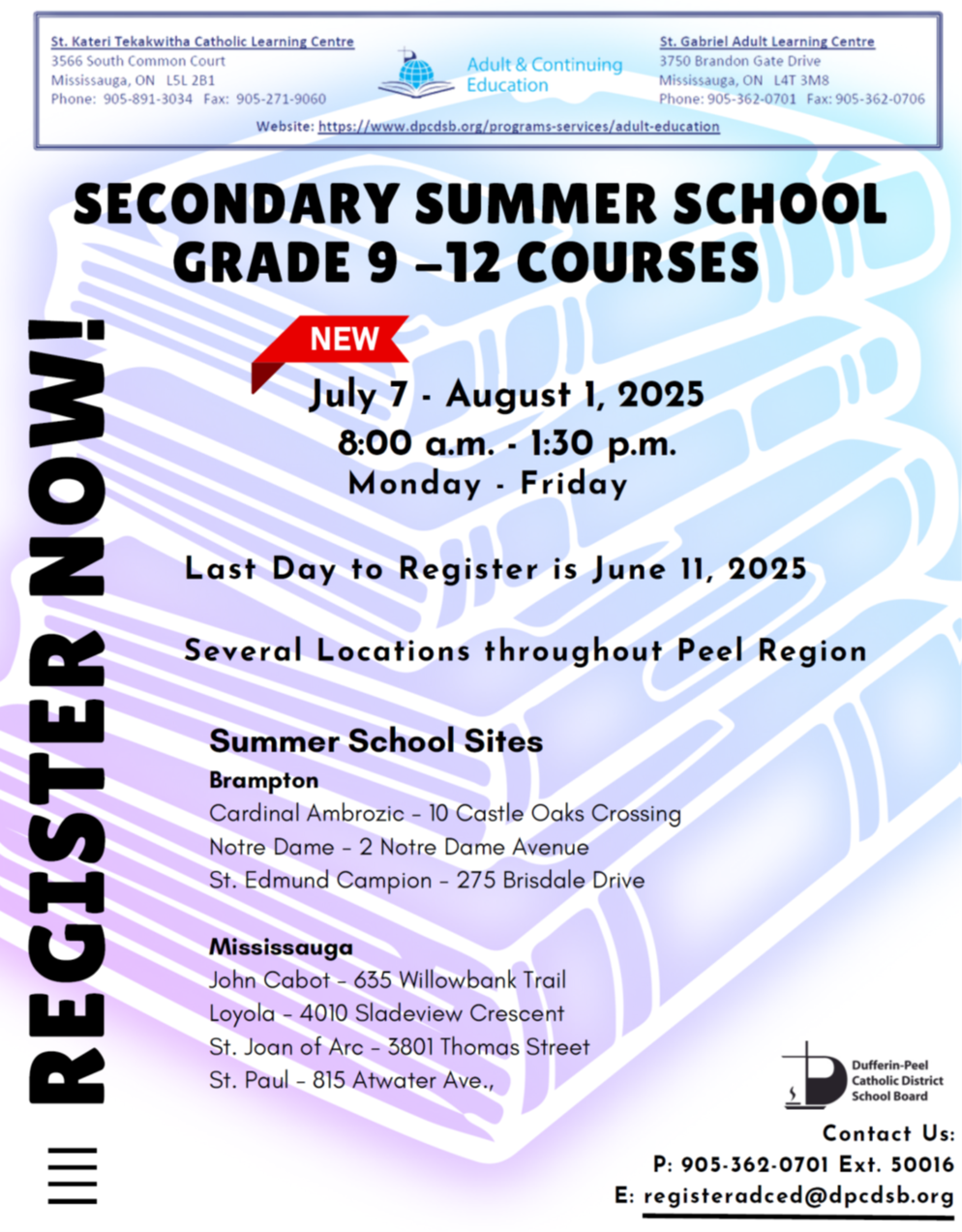 Summer school flyer